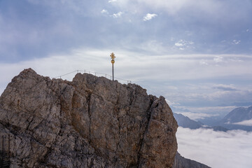 Fototapeta premium Bergstation, Zugspitze, Deutschland