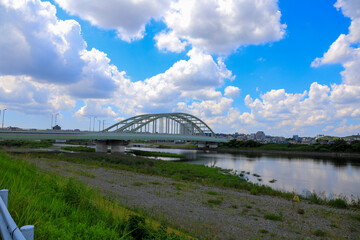 railway bridge over the river