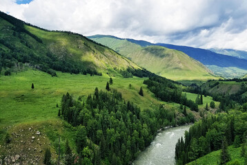 landscape in the mountains