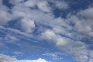 Obraz premium Blue sky and white cloud