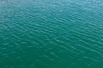 Background of azure sea water