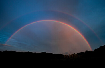 Fototapeta na wymiar Promise of Hope Rainbow