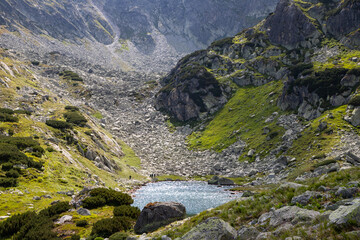 amazing mountain landscape in Retezat national park