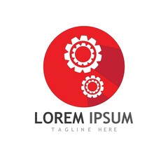 Gear Logo Template vector icon