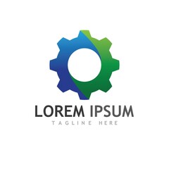 Fototapeta premium Gear Logo Template vector icon