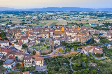 Foto auf Leinwand Monte San Savino town in Tuscany © Fyle