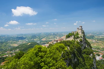 Foto op Plexiglas Guaita Tower above the Republic of  San Marino © Fyle