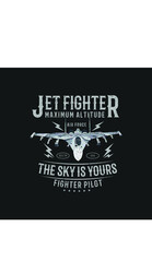 USA Fighter Jet T-Shirts Design