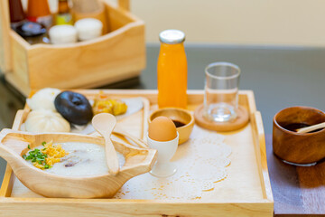breakfast with cheese and bread