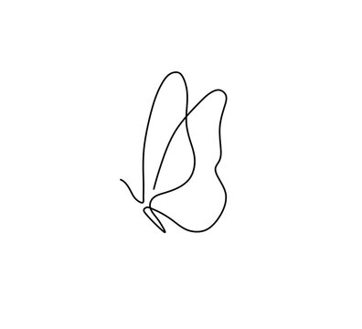 Free Vector | Hand drawn one line art animal illustration
