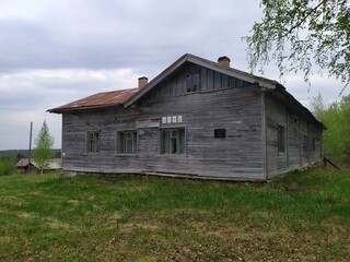 old house, tree, old age, karelia