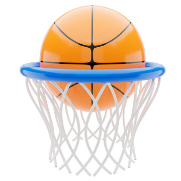 sport 3d render icon basketball