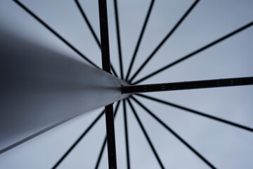 black and white abstract umbrella background