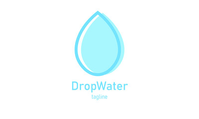 Premium vector waterdrop logo design