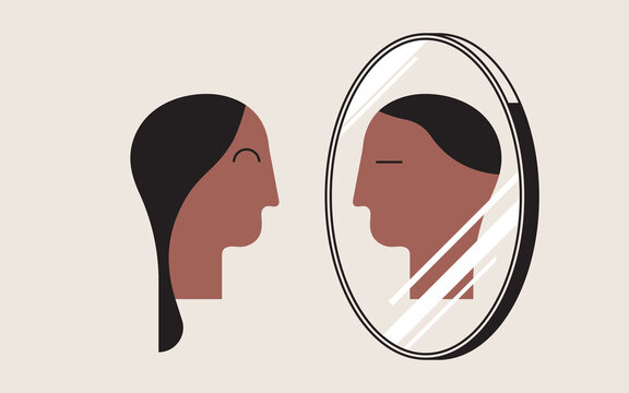 Transgender illustration. New gender identity. Vector