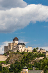 Fototapeta na wymiar Trencin Castle (Trenciansky Hrad), Slovakia