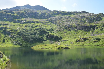 Fototapeta na wymiar lac des alpes