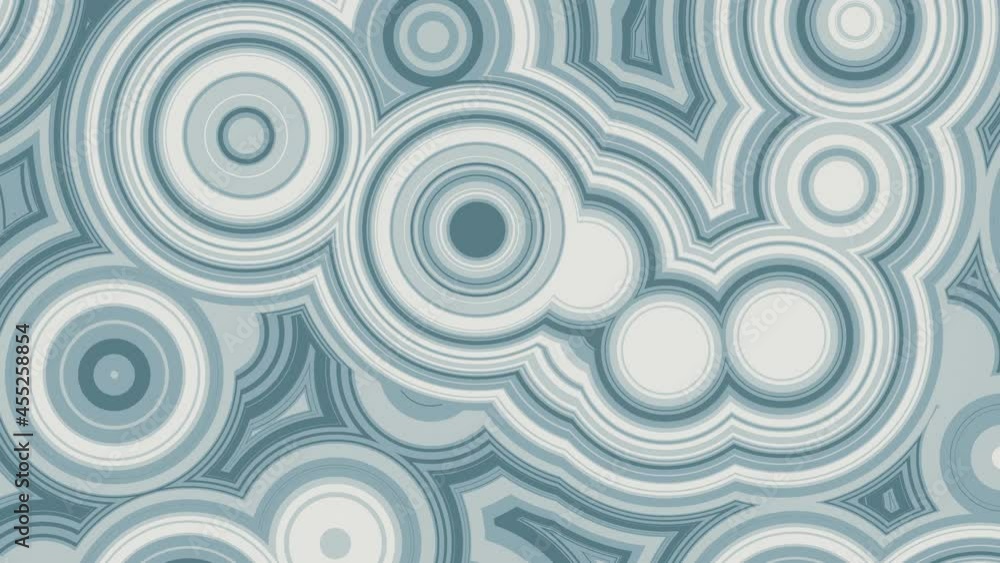 Poster abstract 3d rendering loop animation. blue colored geometric background 4k uhd