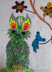 my alien dog's favorite toy