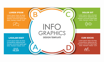 Infographic design template with place for your data. Vector illustration.