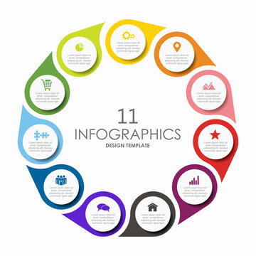 Infographic design template with place for your data. Vector illustration.