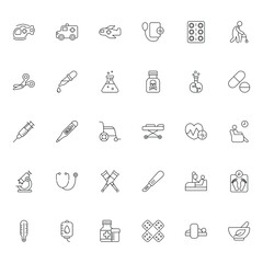 Medical Supplies and Equipment Icons