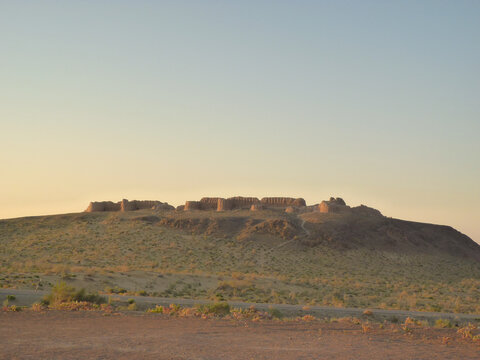 Ayaz Kala at sunrise, Uzbekistan