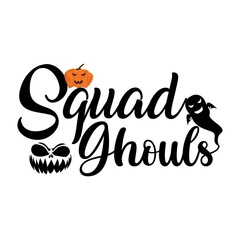 SquadGhouls T-Shirt, Vector Design.