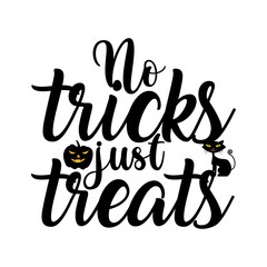 No tricks, just treats T-Shirt, Vector Design.