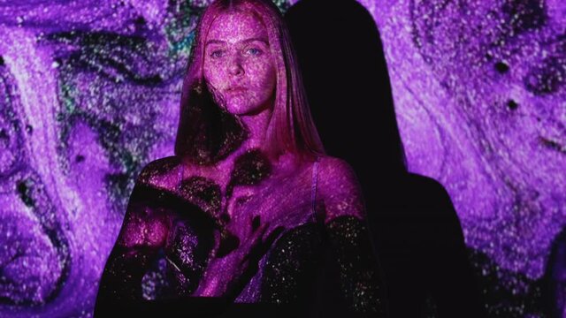 universe inside energy astrology woman space stars