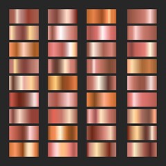 Pink copper gradients