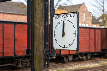 alte Historische Bahnhofs Uhr