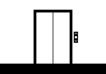 Elevator or lift concept. Vector illustration.