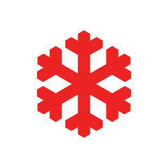 Schneeflocke und Hintergrund