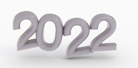 Happy new year 2022 background illustration