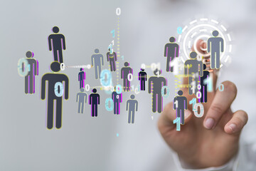 organization chart team concept networking