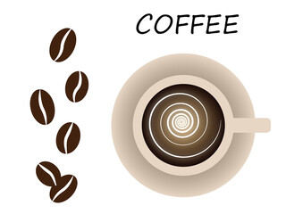 コーヒーのイラスト素材