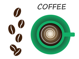 コーヒーのイラスト素材