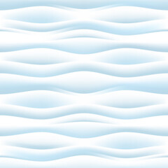 Blue wavy background. Seamless texture. Abstract geometric background. Vector illustration