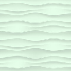 Green wavy background. Seamless texture. Abstract geometric background. Vector illustration