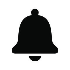 Fototapeta premium Bell vector icon. Notification. alarm illustration sign. alarm symbol. reminder logo. 