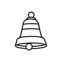 Bell vector icon. Notification. alarm illustration sign. alarm symbol. reminder logo.
