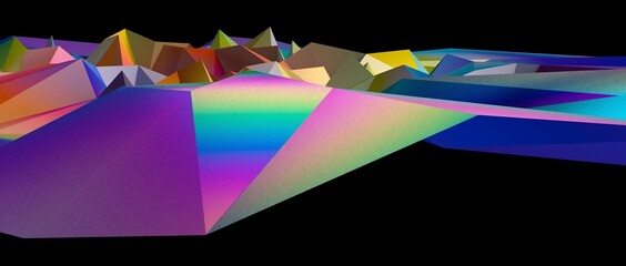 Abstract Low-Poly background. triangulated texture. Design 3d. Polygonal geometrical pattern....