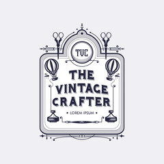 Vintage label stationery