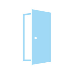 Door icon vector illustration sign