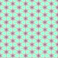 Fototapeta premium Pattern Abstract geometric colorful seamlessbackground . Psychedelic mandala, beautiful. Cross repeated squares and blocks background. Image contain certain grain or noise and soft focus. 