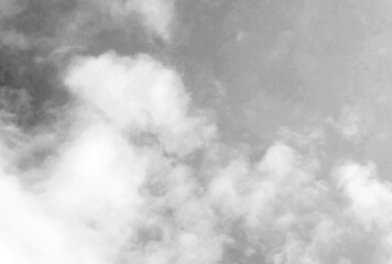 Black and white of sky and clouds background