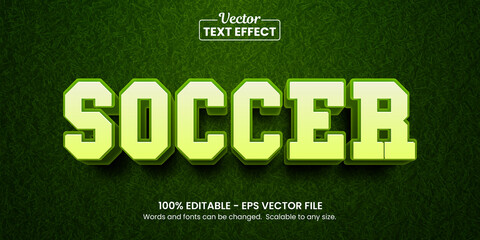 Soccer and Football Editable Text Effect © Pickypicks