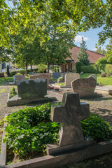 friedhof in spiesheim, rheinhessen