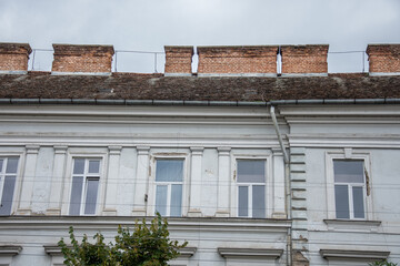 Large brick chimney in Cluj, Romania,
, 2021, August